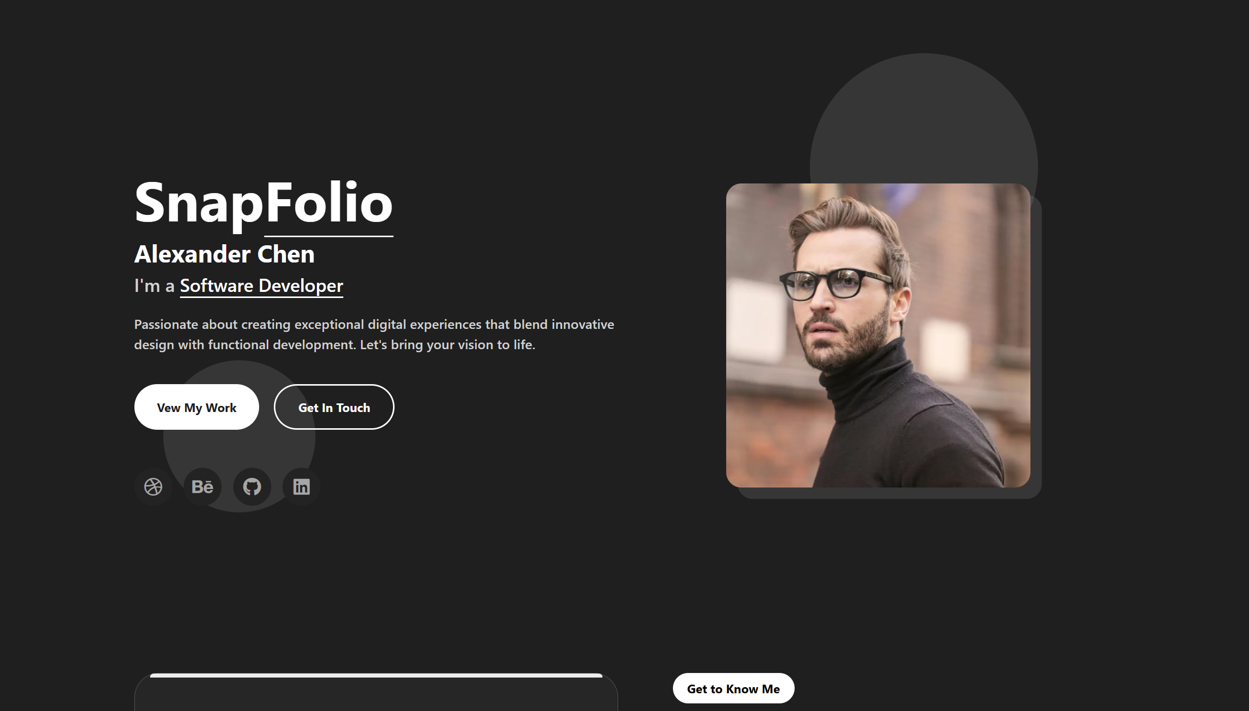 Portfolio UI Design