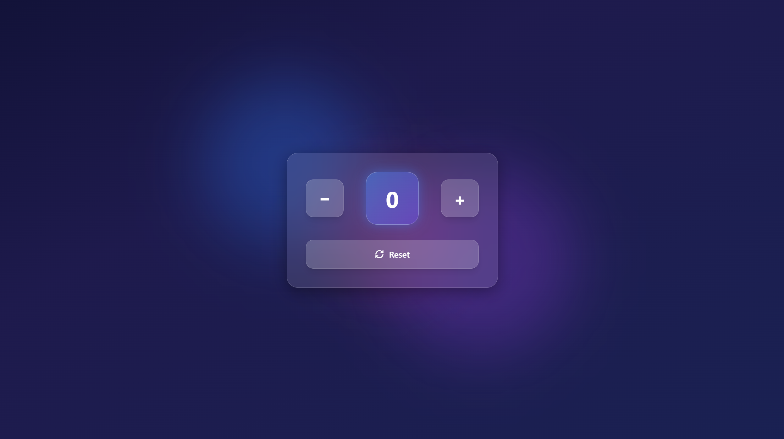 Counter App UI