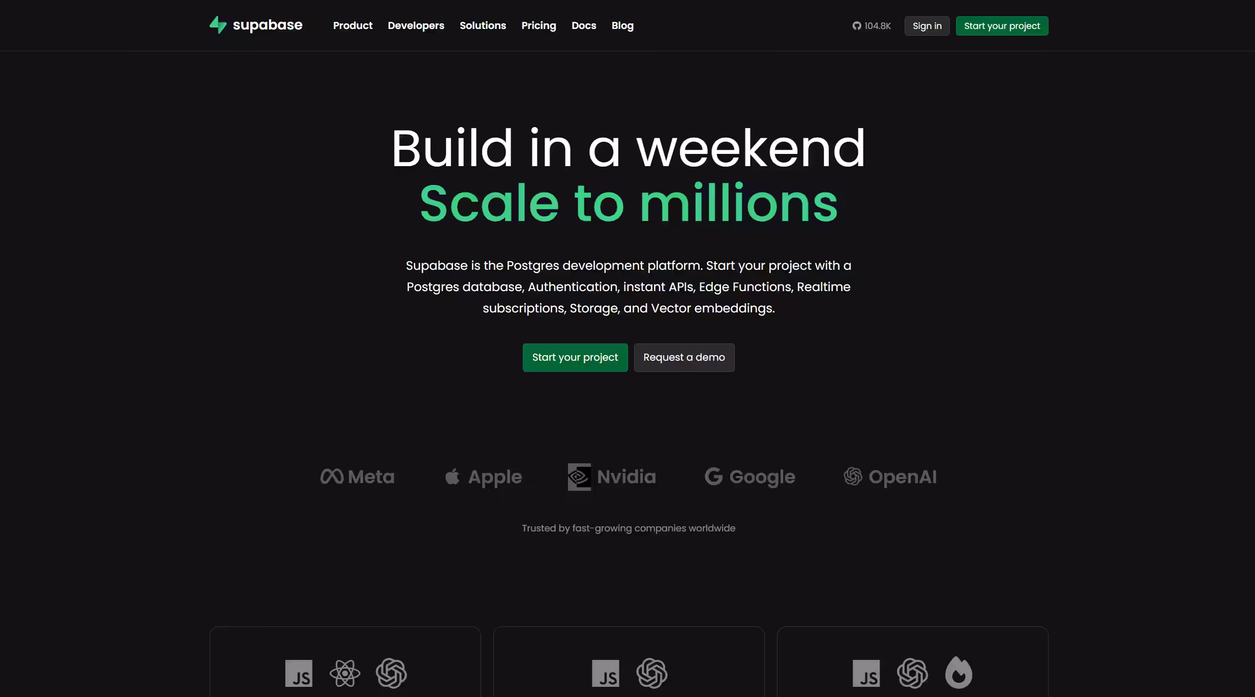 Landing Page UI