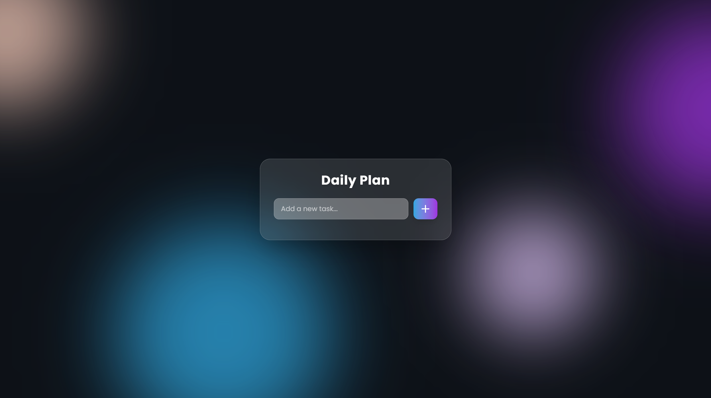 To-Do List UI